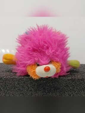 Vintage 1985 Popples Puffling Pink - Blue Mini 5" Reversible Plush Toy